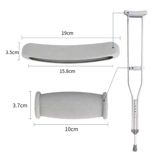 ACCESSORIES FOR STICK & CRUTCHES UNDERARM + ARMPIT PAD