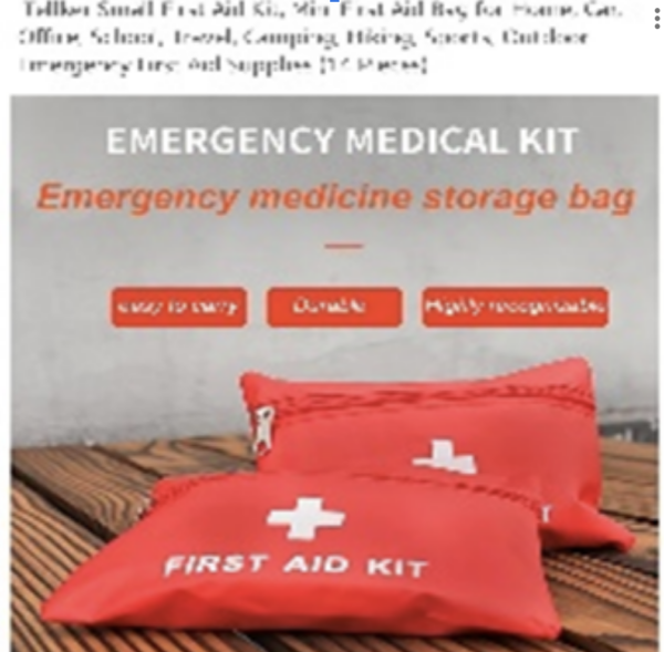 Emergency First Aid Kit - Image 3