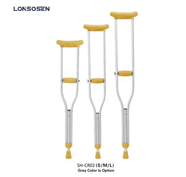 UNDERARM CRUTCH ALUMINIUM ALLOY + FOAM