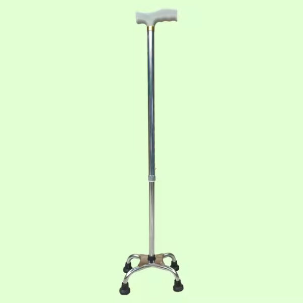 WALKING CRUTCH STAINLESS STEEL 4 LEGS