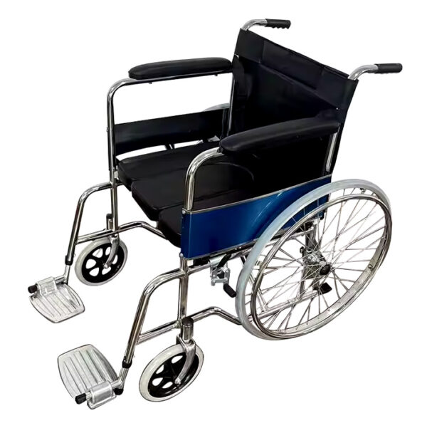 WHEEL CHAIR WITH  BED PAN